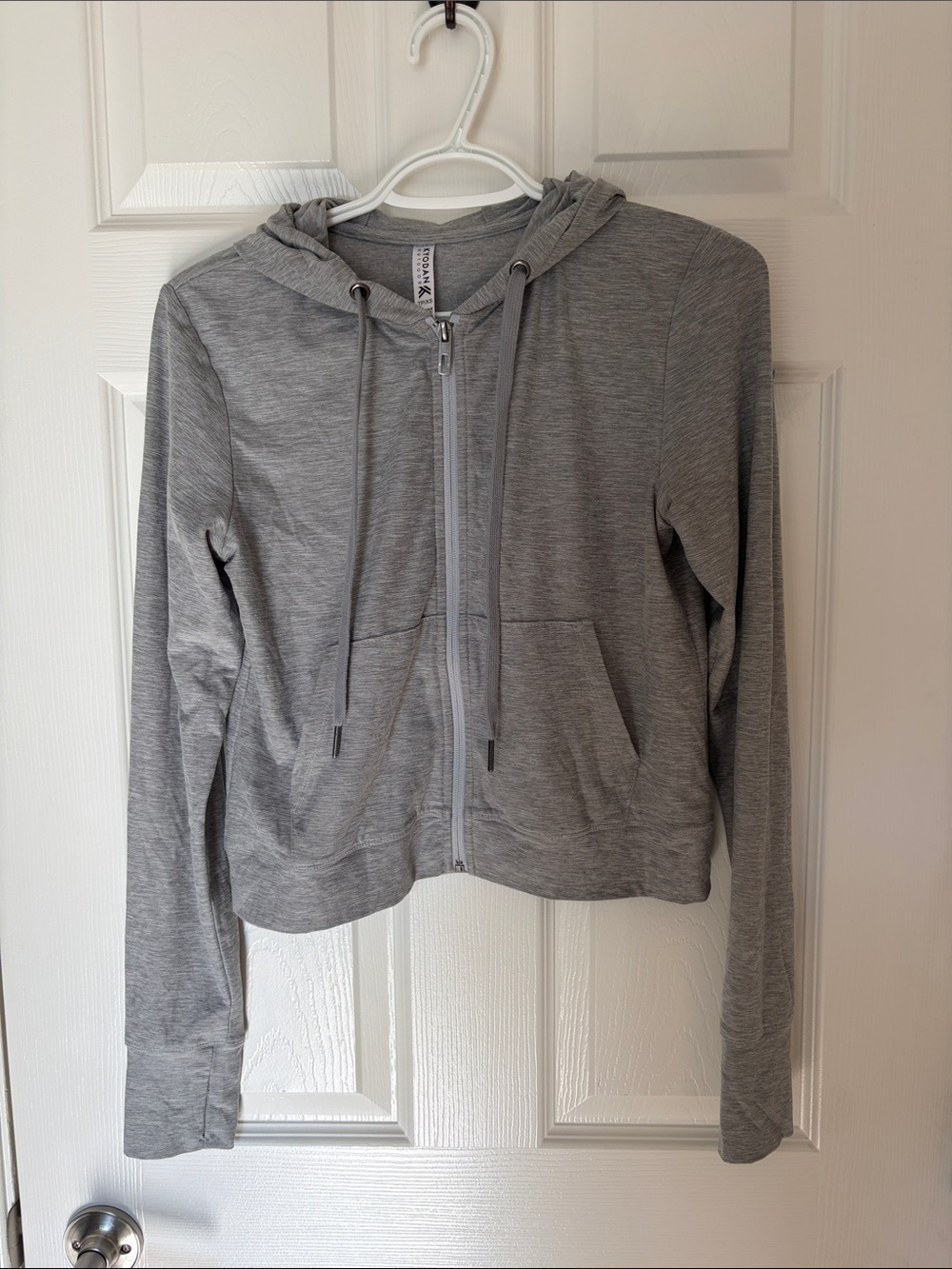 Kyodan Light Grey Full-Zip Hooded Jacket